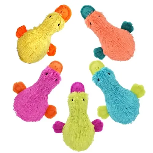 MULTIPET Duckworth plush dog toy in assorted colors