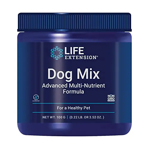 Life Extension Dog Mix Dog Vitamins and Supplements Powder