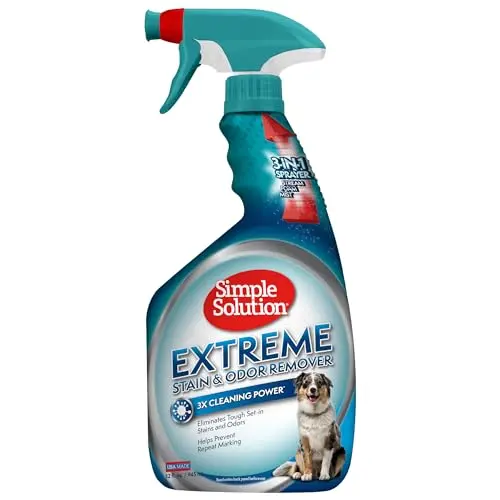 Simple Solution enzymatic cleaner spray with 3X pro-bacteria formula