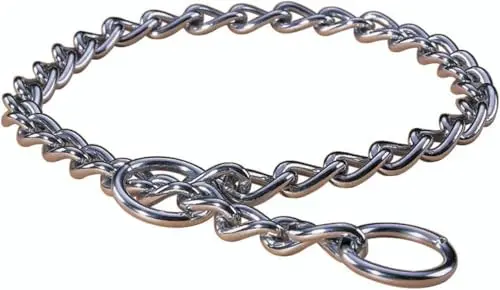 Hamilton extra heavy 4.0mm metal slip link choke chain dog collar