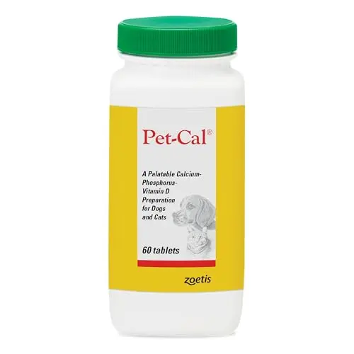 Pet-Cal Calcium chewable tablets for dogs and cats