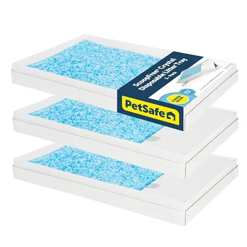 PetSafe ScoopFree disposable crystal cat litter tray pack