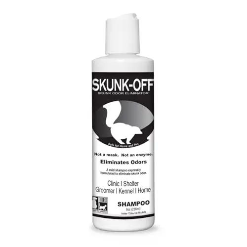 Skunk Off Pet Shampoo ready-to-use skunk odor remover bottle