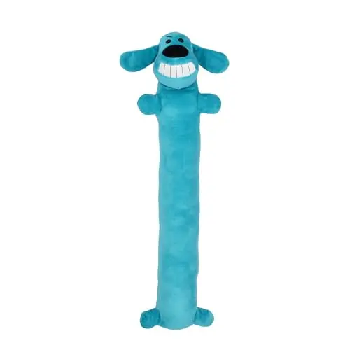 Multipet Loofa plush dog toy in random surprise colors