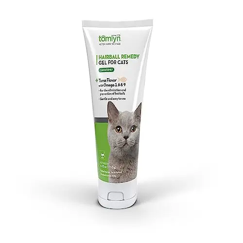 Tomlyn Laxatone Tuna-Flavored Hairball Remedy Gel tube