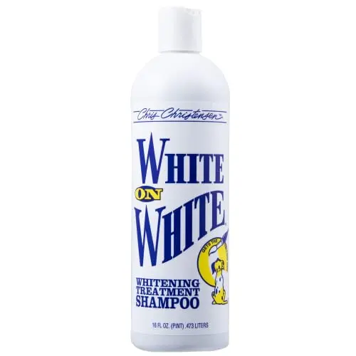 Chris Christensen White on White Whitening Dog Shampoo bottle