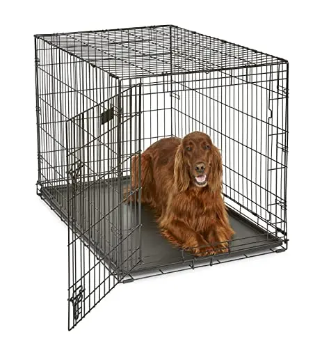 MidWest iCrate 42-inch single door portable dog crate for dogs 71-90 lbs