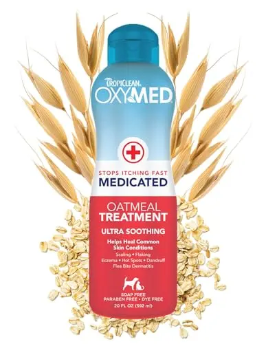 TropiClean Oxymed medicated dog and cat conditioner for itchy skin