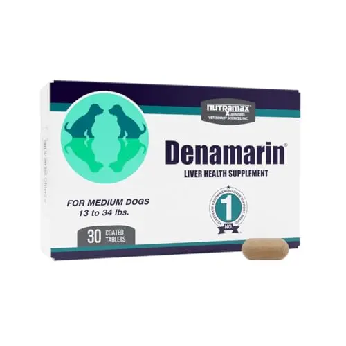 Nutramax Denamarin liver support tablets for medium dogs