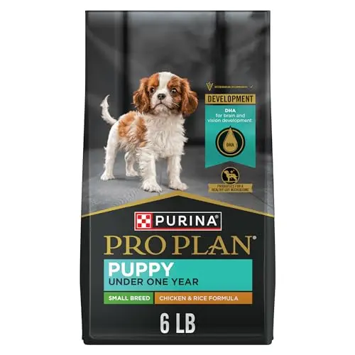 Purina Pro Plan High Protein Small Breed Puppy Food DHA Chicken & Rice Formula bag