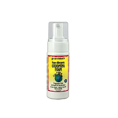 Earthbath all natural hypoallergenic cat grooming foam