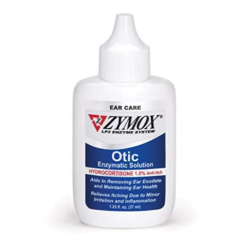 Zymox Otic Enzymatic Solution with 1% Hydrocortisone bottle