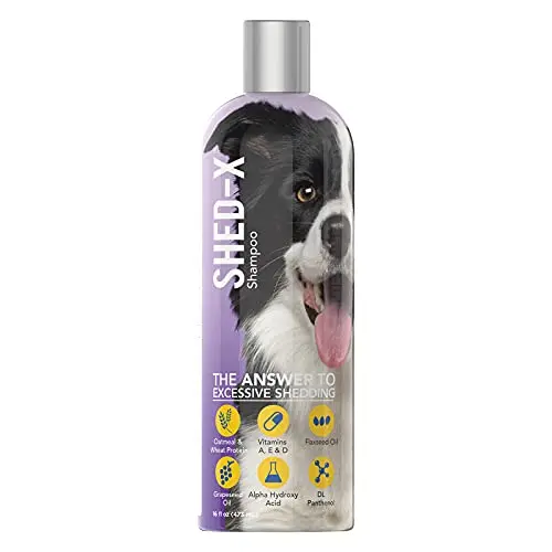 Shed-X Shed Control Shampoo bottle with pomelo scent