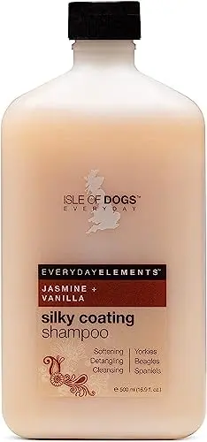 Isle of Dogs silky coating dog shampoo for Yorkies and other breeds
