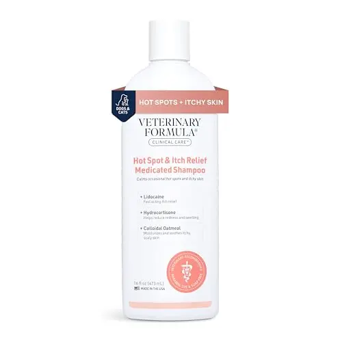 Veterinary Formula Clinical Care Hot Spot & Itch Relief Medicated Shampoo bottle
