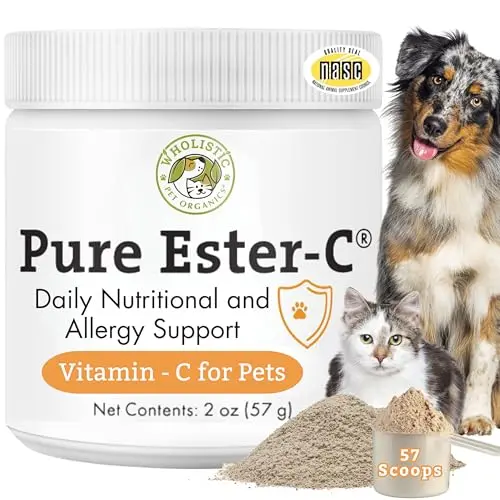 Wholistic Pet Organics Ester-C powder for dogs and cats
