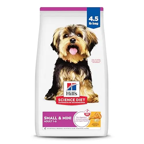 Hill's Science Diet Small and Mini adult dry dog food bag