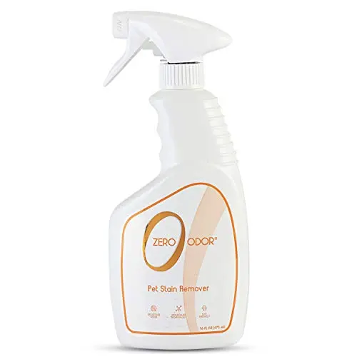 Zero Odor pet stain remover and odor eliminator bottle