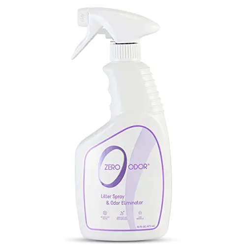 Zero Odor litter odor eliminator spray bottle with molecular technology