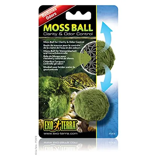EXO TERRA green moss ball for aqua-terrariums and turtle tanks