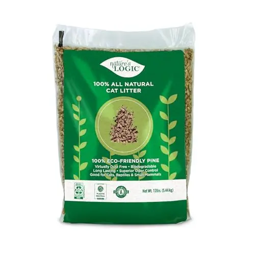 Nature's Logic 100% natural pine pellet cat litter bag