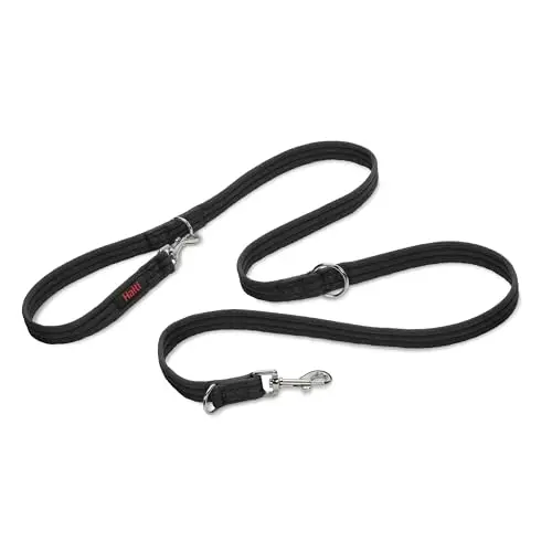 Halti Training Leash in black with double-ended clips for versatile use