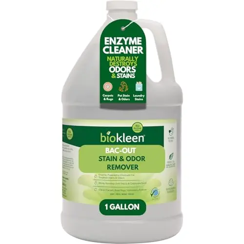 Biokleen Bac-Out enzyme cleaner bottle with lime scent
