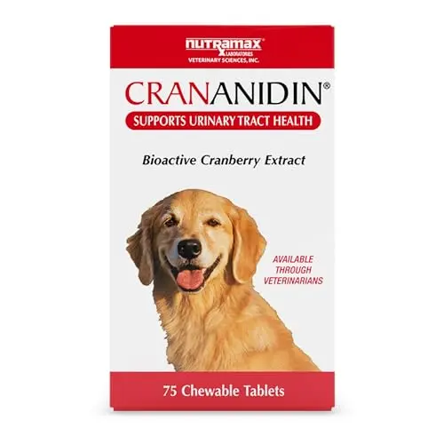 Nutramax Crananidin chewable urinary supplement tablets for dogs