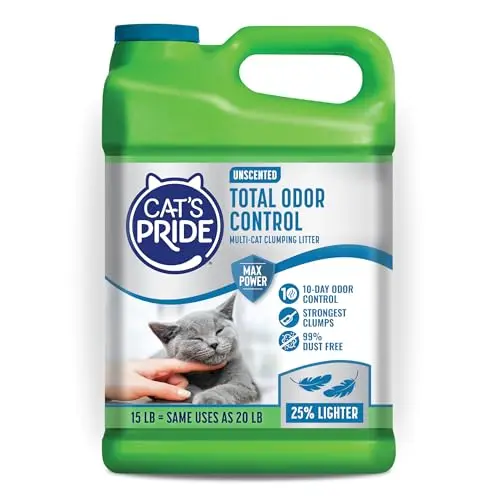Cat's Pride Max Power Total Odor Control litter jug
