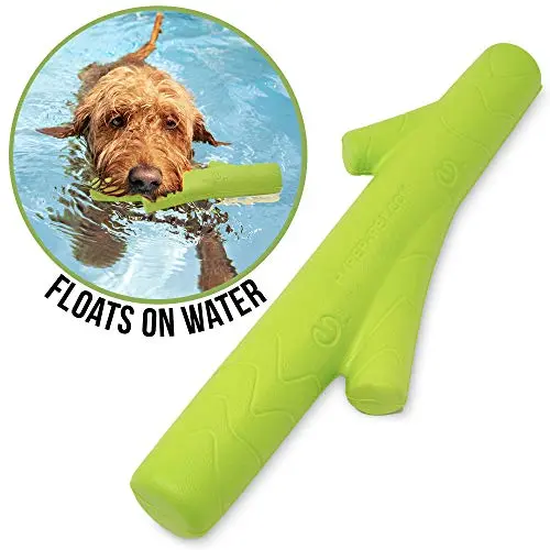 Hyper Pet green EVA foam dog fetching stick toy