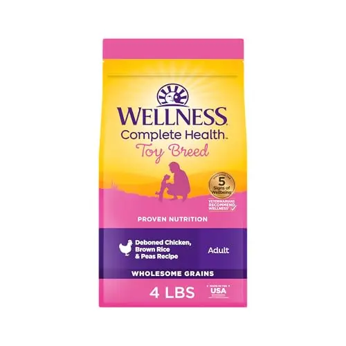 Wellness Complete Health Toy Breed adult dry dog food bag