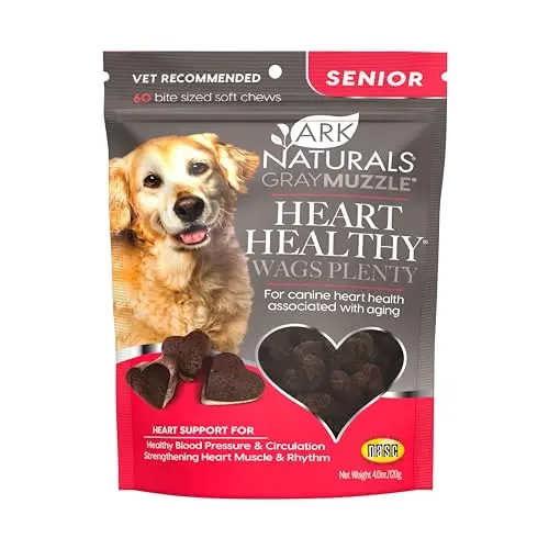 ARK NATURALS Gray Muzzle Heart Healthy dog supplement chews