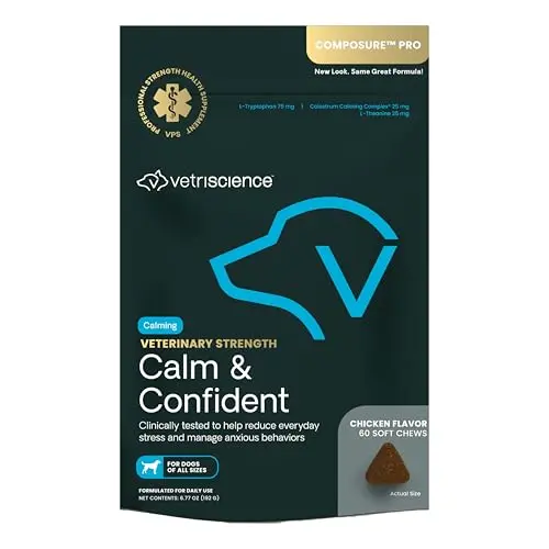 VetriScience Veterinary Strength Calm and Confident calming chews for pets