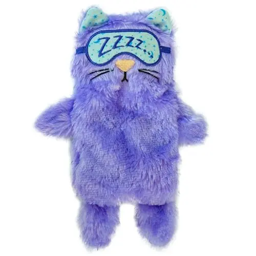 Catstages Purr Pillow plush gray cat toy