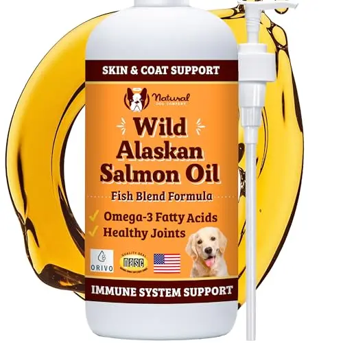 Natural Dog Company Wild Alaskan Salmon Oil liquid supplement for dogs