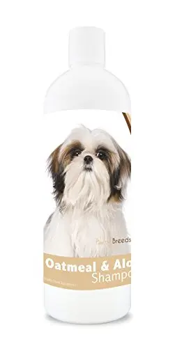 Healthy Breeds Shih Tzu Oatmeal Shampoo with Aloe bottle