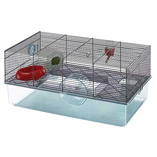 Ferplast Favola Hamster Cage with two floors and included accessories