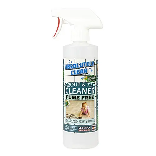 Absolutely Clean fast grout cleaner with professional strength and fume-free formula