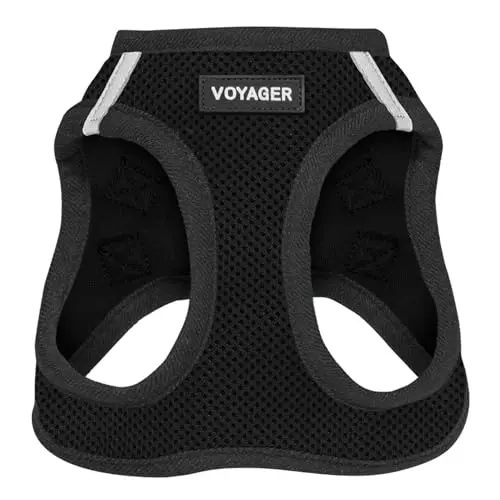 Best Pet Supplies breathable mesh step-in dog harness with reflective bands