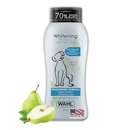 Wahl USA Whitening Shampoo bottle with white pear scent