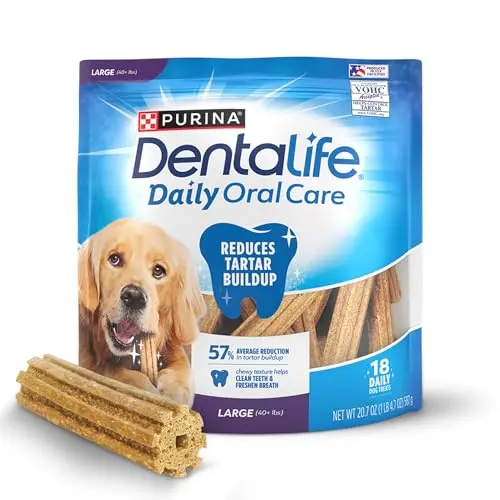 Purina DentaLife dental chew stick for large dogs