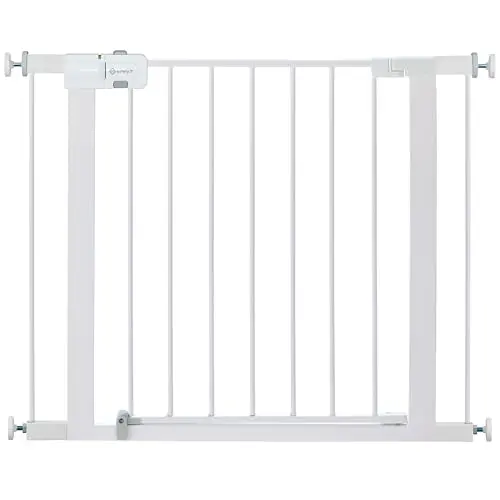 Safety 1st white easy install walk-through baby and dog gate