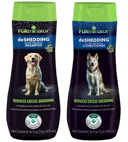 FURminator Ultra Premium Deshedding Shampoo and Conditioner bundle