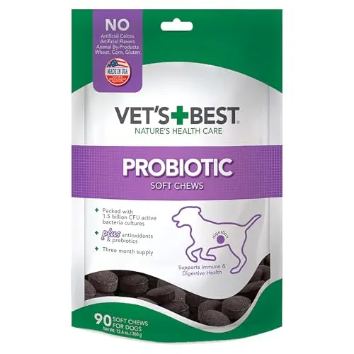 Vet's Best Probiotic Soft Chews Dog Supplement