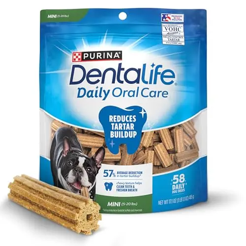 Purina DentaLife small dog dental chews chicken flavor pouch