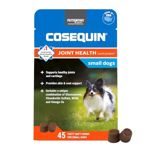 Nutramax Cosequin small dog formula soft chews with omega-3s