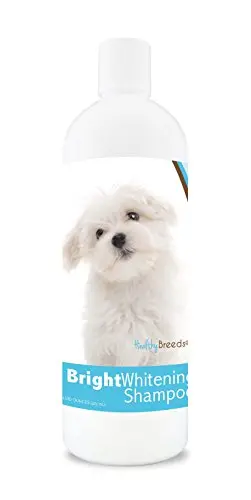 Healthy Breeds Bright Whitening Shampoo bottle for Maltese dogs