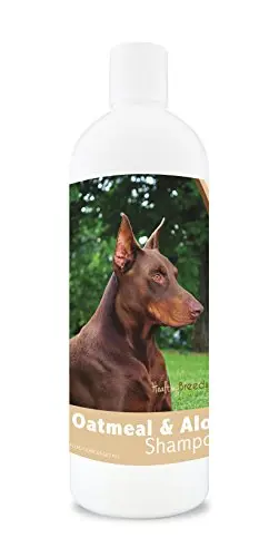 Healthy Breeds Doberman Pinscher Oatmeal Shampoo with Aloe bottle