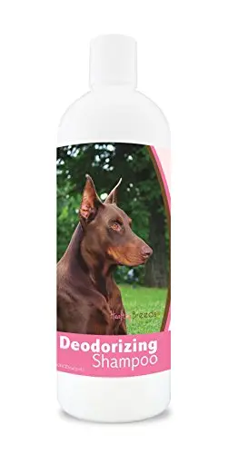 Healthy Breeds Doberman Pinscher Deodorizing Shampoo bottle