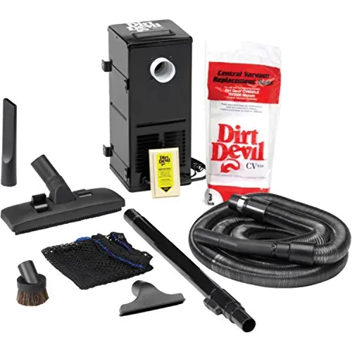 HP Products 9880 Dirt Devil Central Vacuum System with compact canister design